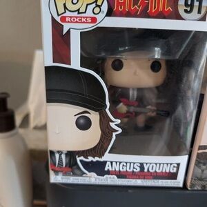 Funko Pop! Rocks Angus Young Figure - Black and Brown
